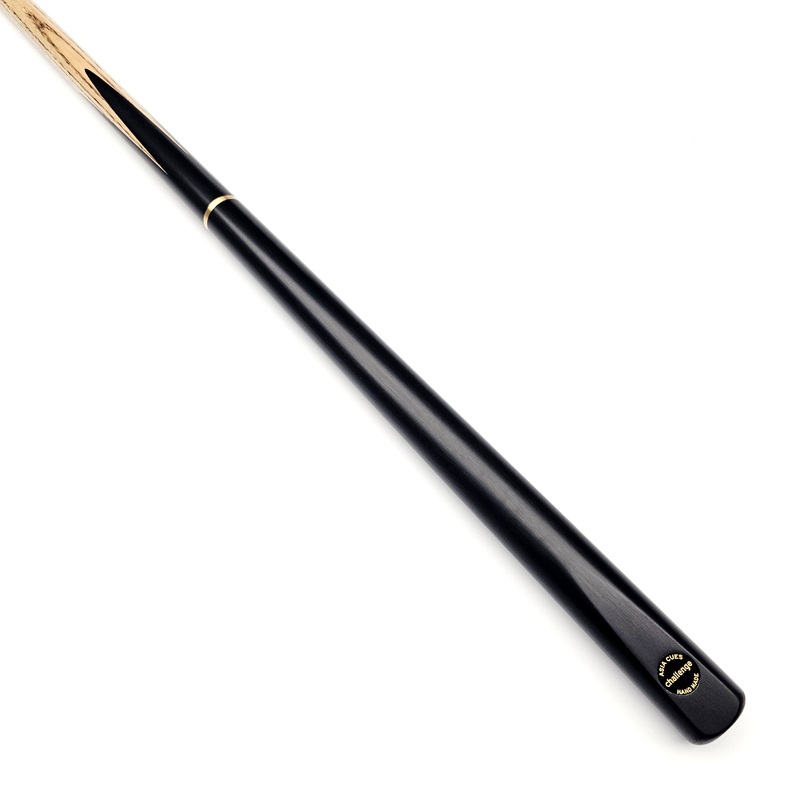Asia Cues Challenge - 3/4 Jointed Snooker Cue 9.7mm Tip, 18oz, 57.5"