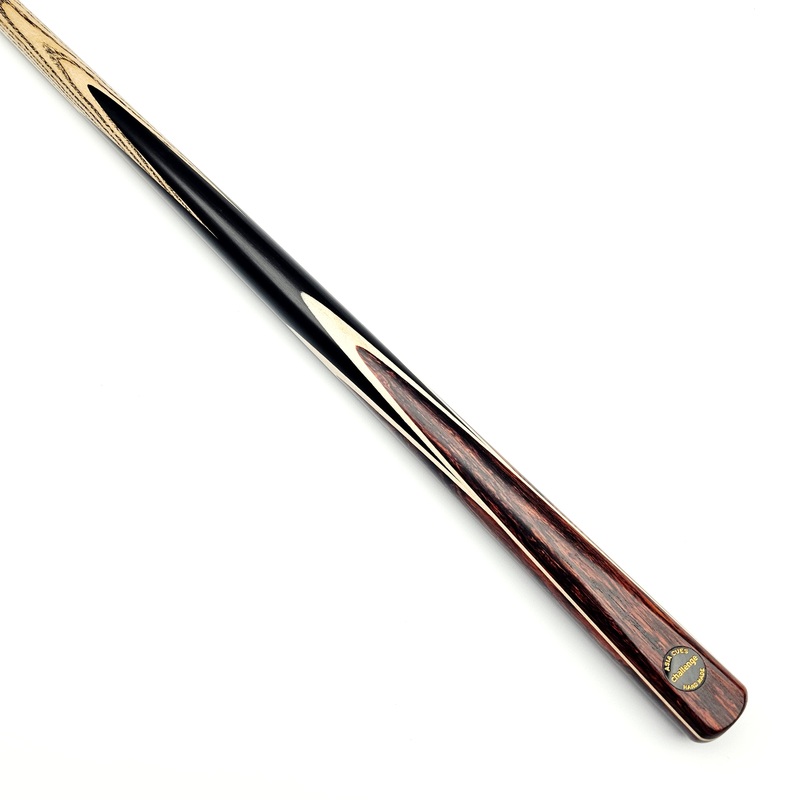 Asia Cues Challenge - One Piece Pool Cue 8.5mm Tip, 17.6oz, 57"