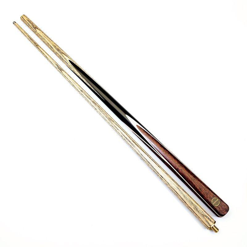 Asia Cues Challenge - Two Piece Snooker Cue 9.5mm Tip, 18.5oz, 57.5"