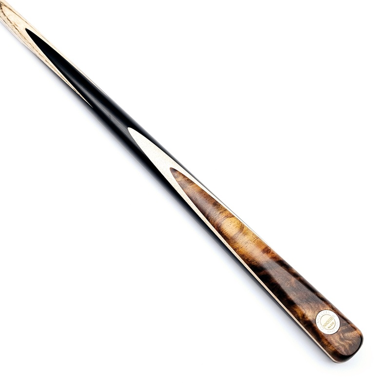 Asia Cues Connoisseur No.230 - One Piece Snooker Cue 9.5mm Tip, 57.5", 19.3oz