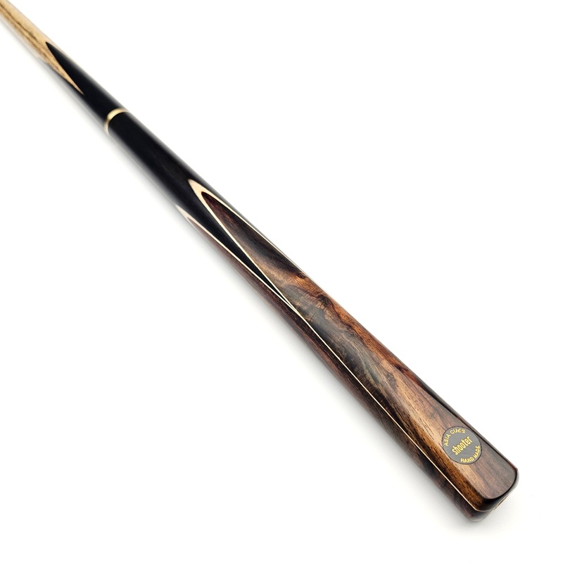 Asia Cues Shooter - 3/4 Jointed Snooker Cue 9.9mm Tip, 17.6oz, 57.5"