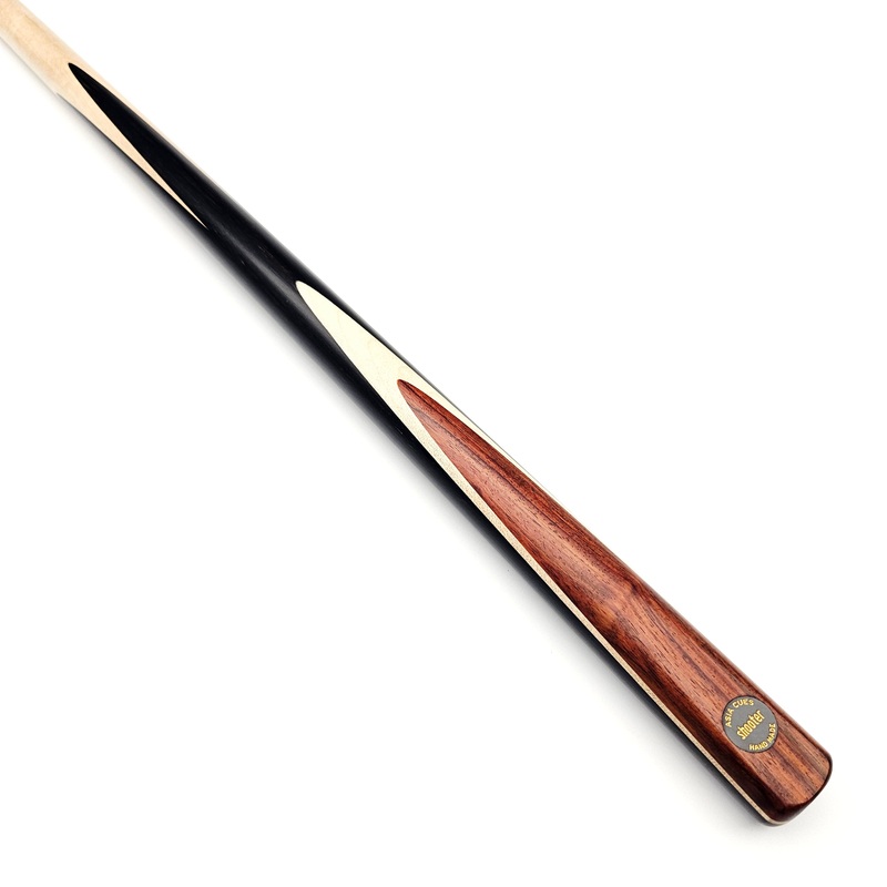 Asia Cues Shooter - One Piece Snooker Cue 9.5mm Tip, 17.6oz, 57.5"