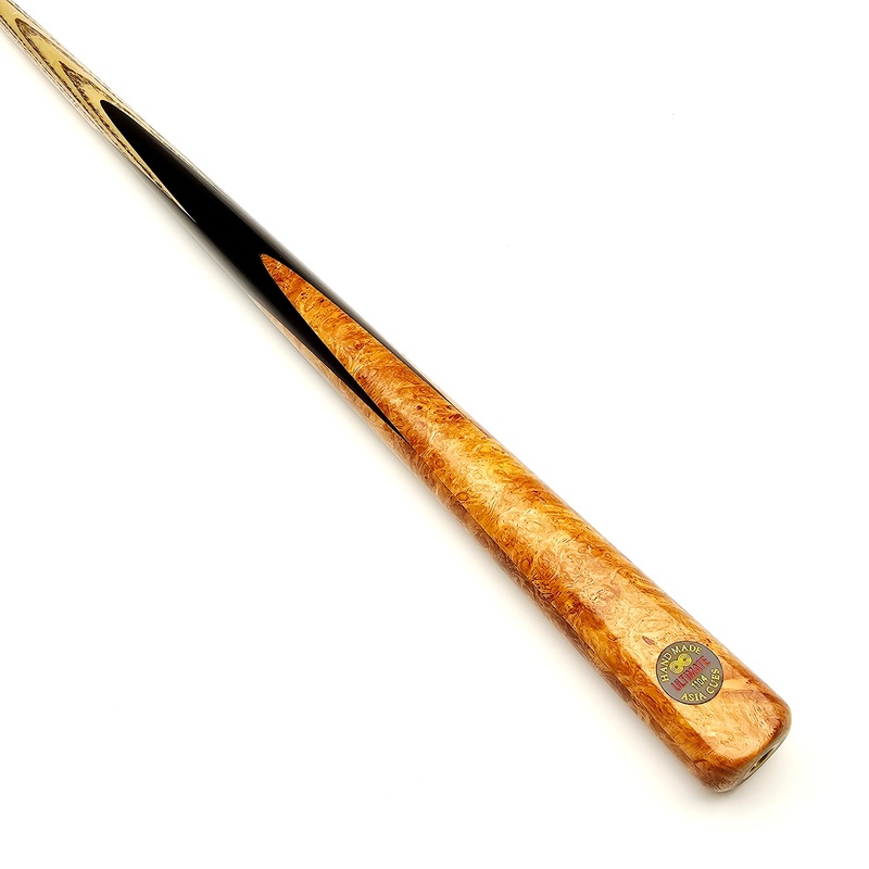 Asia Cues Ultimate No.1104  - One Piece Pool Cue 9mm Tip, 17.5oz, 57.25"