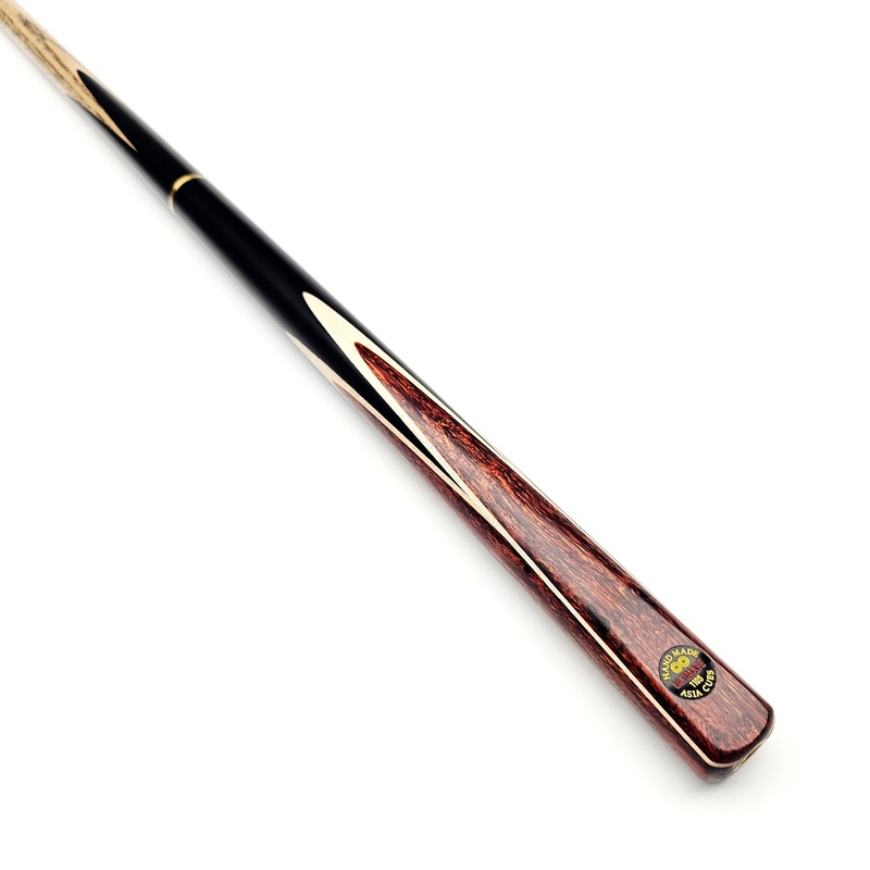 Asia Cues Ultimate No.1105 - 3/4 Jointed Snooker Cue 9.3mm Tip, 17.9oz, 57.5"