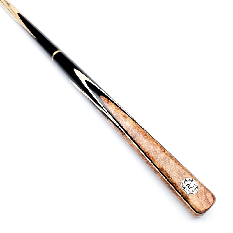 Exclusive -  3/4 Jointed Snooker Cue 9.5mm Tip, 18.1oz, 58"
