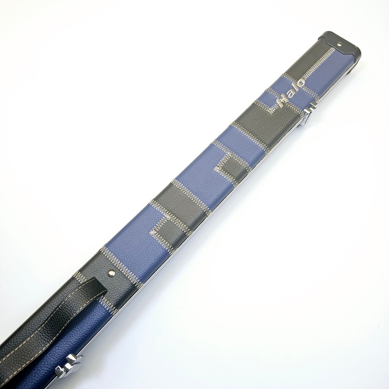 Peradon Limited Edition Black & Blue Patch Halo 3/4 Cue Case