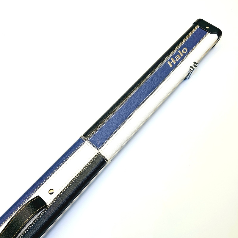 Peradon Limited Edition Black, White & Blue Block 3/4 Cue Case