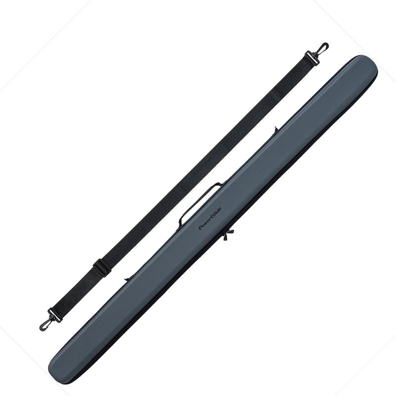 PowerGlide Metallic Grey Svartur 3/4 Cue Case