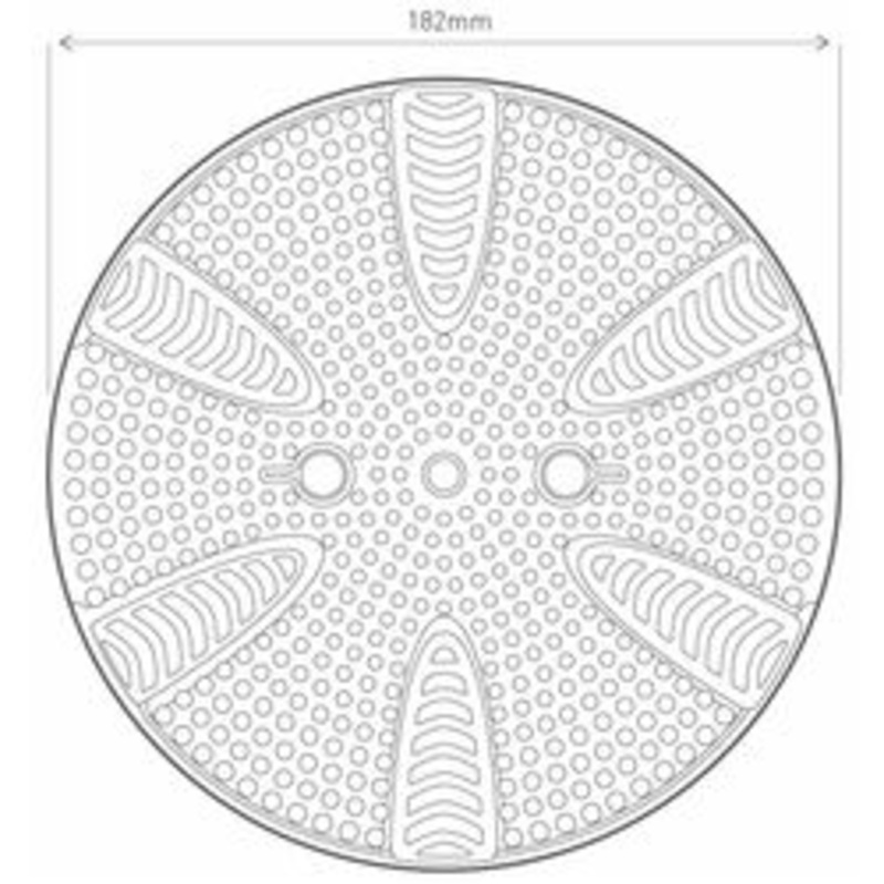 Pentair Suction Cover Concrete 50mm Clear
