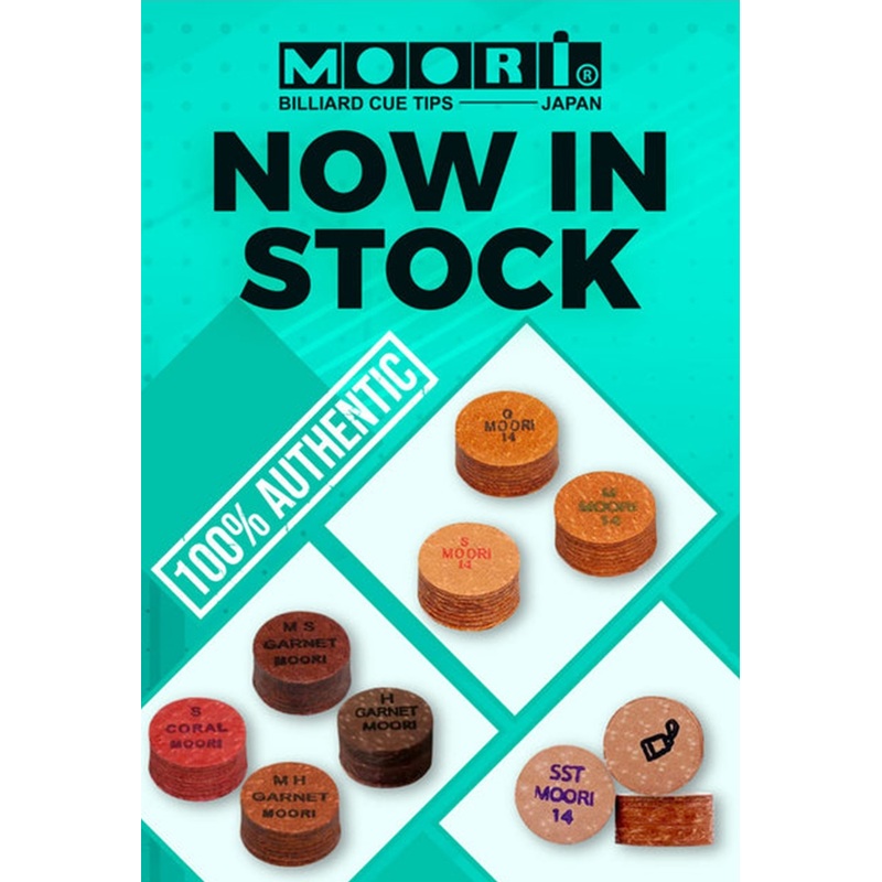 Moori Cue Tips - Genuine