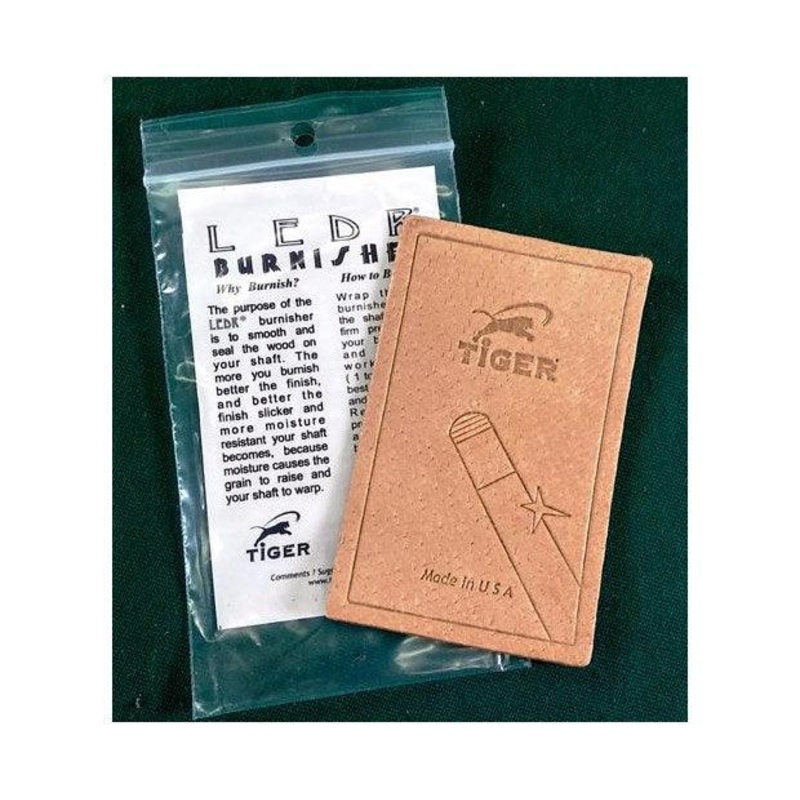 Tiger Leather Tip Burnishers