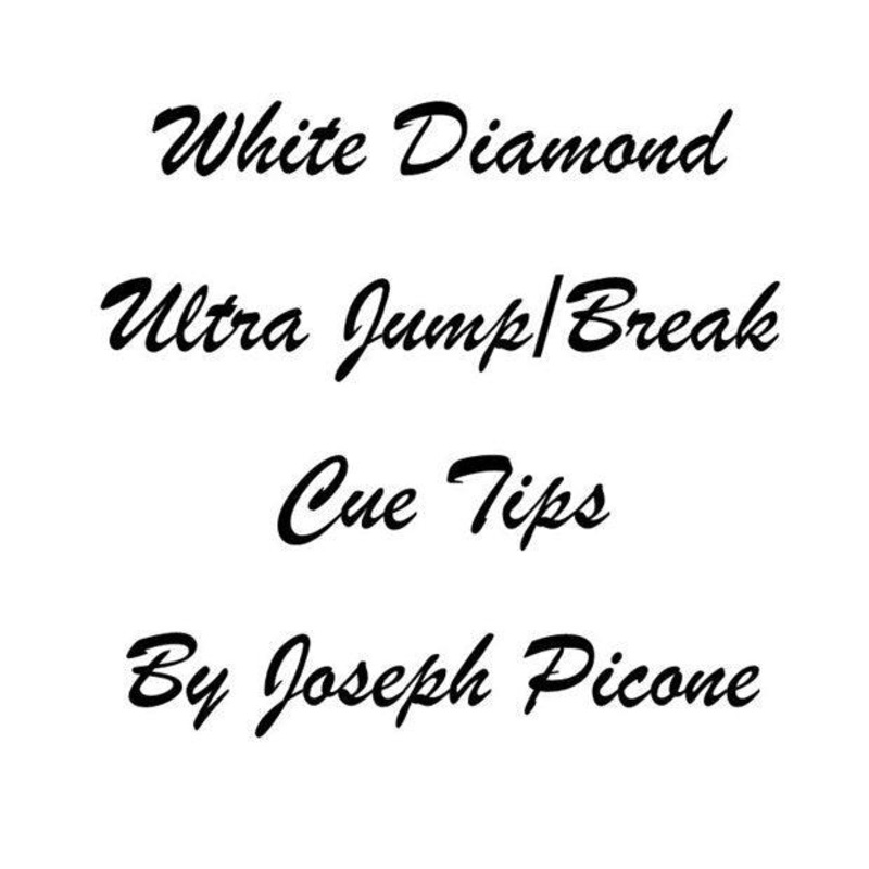 White Diamond Jump/Break Cue Tips