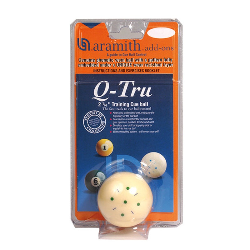 Aramith Q-tru 2"1/4 Training Cue Ball, AR1031
