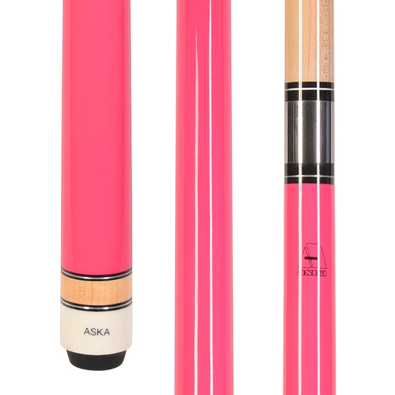ASKA L3 No Wrap Pool Cue Stick, 58" Hard Rock Canadian Maple, 13mm Hard Tip, 5/16x18 Stainless Steel Joint