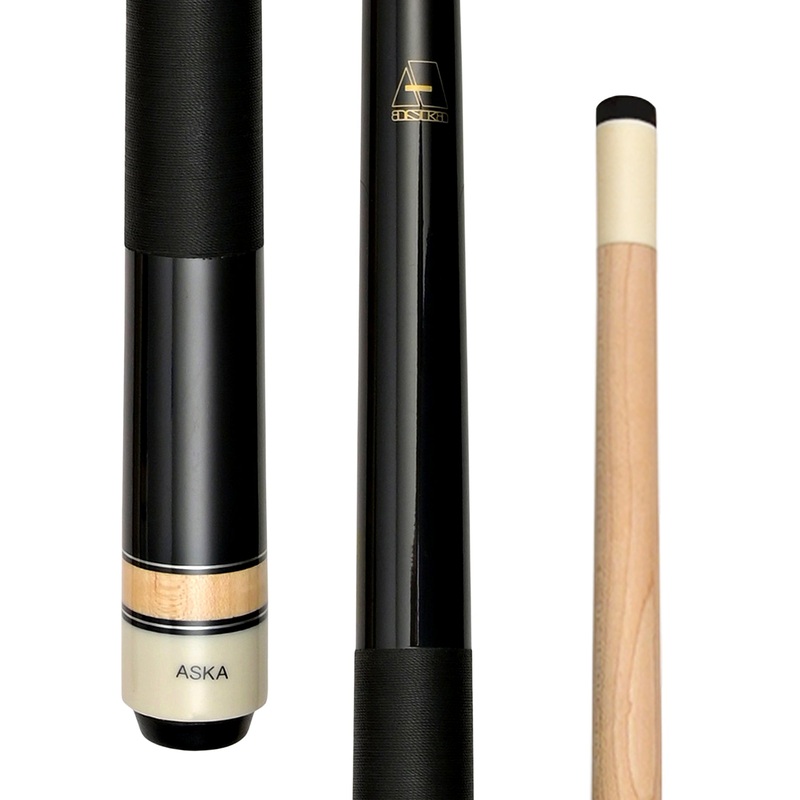 ASKA Pool Cue Black, 36" Stick, LCS36BLK
