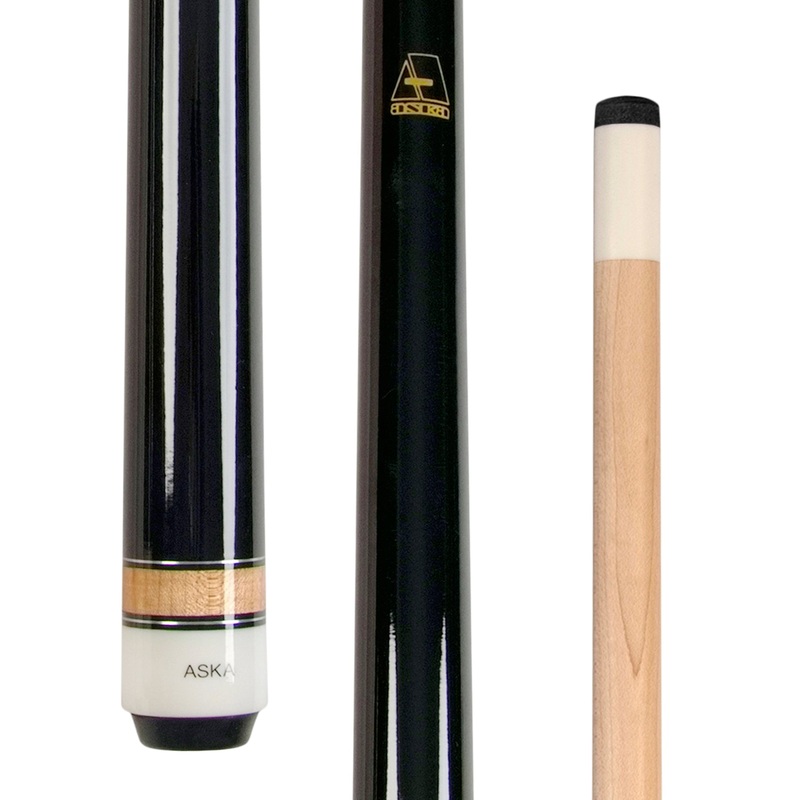 ASKA Pool Cue Black, 36" Stick, LCSN36BLK