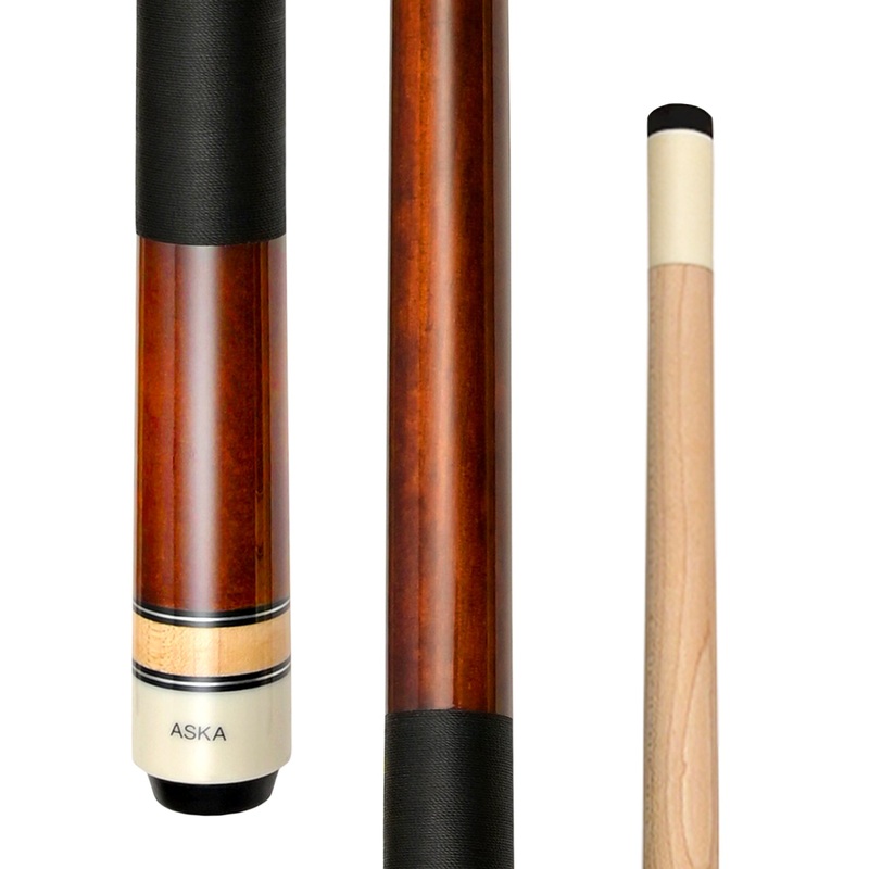 ASKA Pool Cue Brown, 52" Stick, LCS52BRN