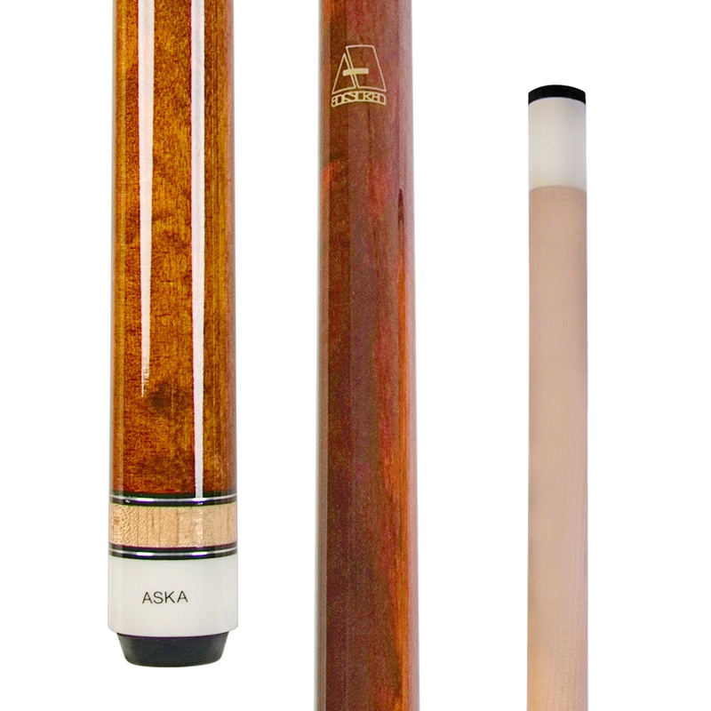ASKA Pool Cue Brown, 52" Stick, LCSN52BRN