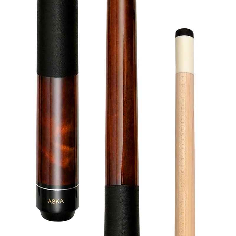 ASKA Pool Cue LEC42 Brown, 42" Stick,