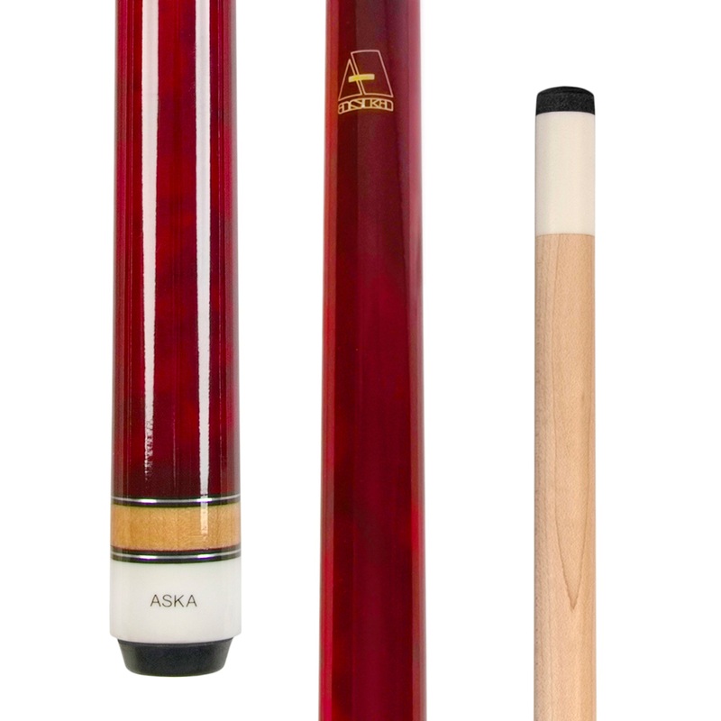 ASKA Pool Cue Red, 48" Stick, LCSN48RD