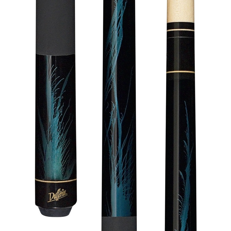 Dufferin Blue Flame Cue with Neoprene Wrap (D-211)