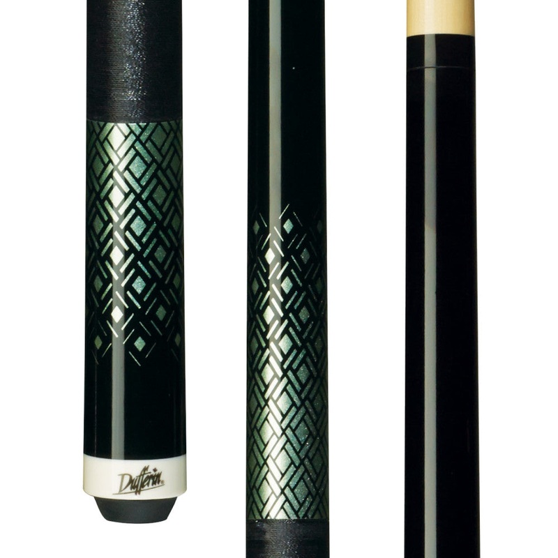 Dufferin Green Weave Cue with Nylon Wrap (D-352)
