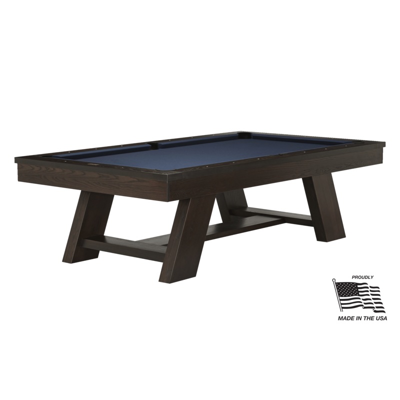 Deerfield 8' Pool Table (Dark Walnut) (DEERFIELDMIDNIGHT-DTCKIT)