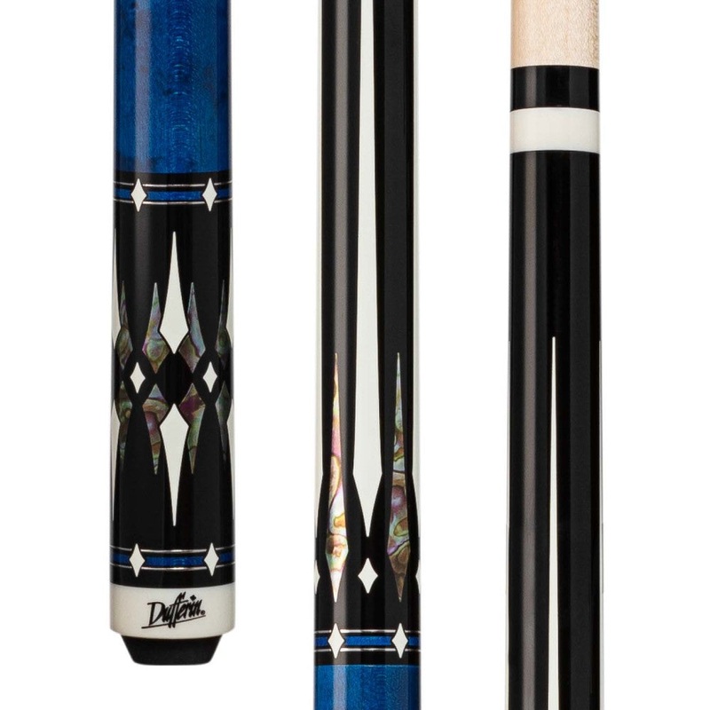 Dufferin Blue Birdseye & Black Wrapless Handle (D-SE48)