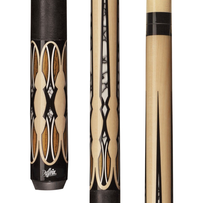 Dufferin Natural & Bocote Cue with Black Linen Wrap (D-SE19)