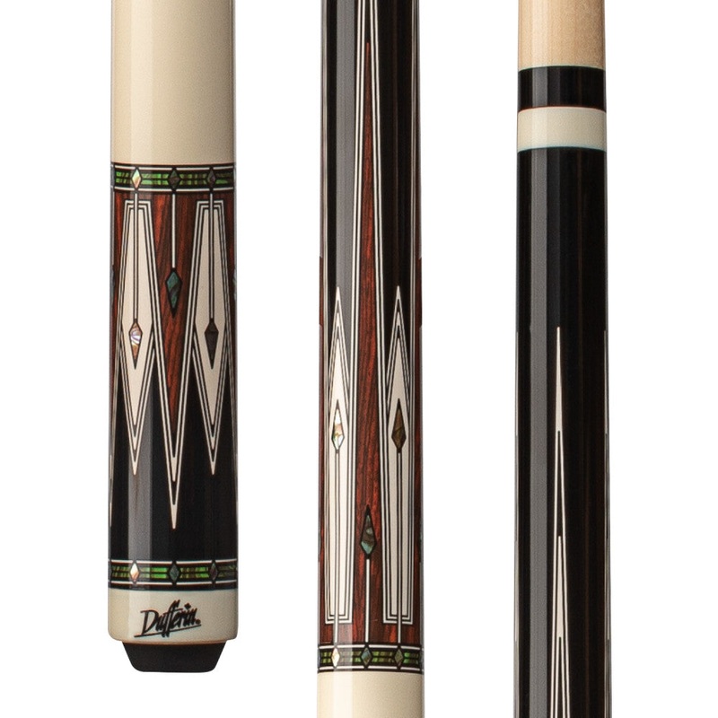 Dufferin White & Cocobolo Wrapless Cue (D-SE51)