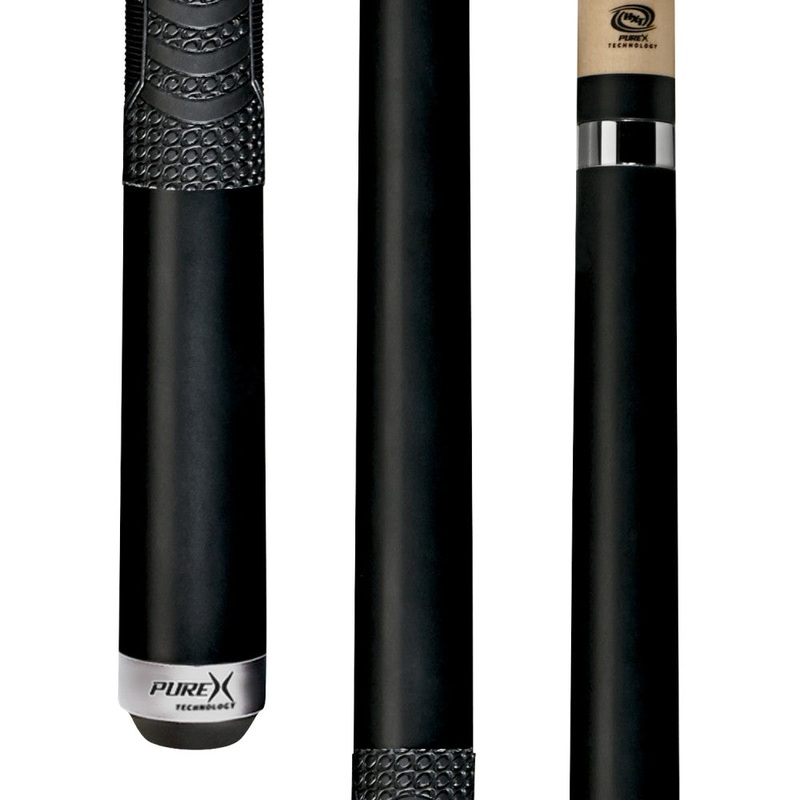 Pure X Matte Black Cue with MZ Grip (HXTC13)
