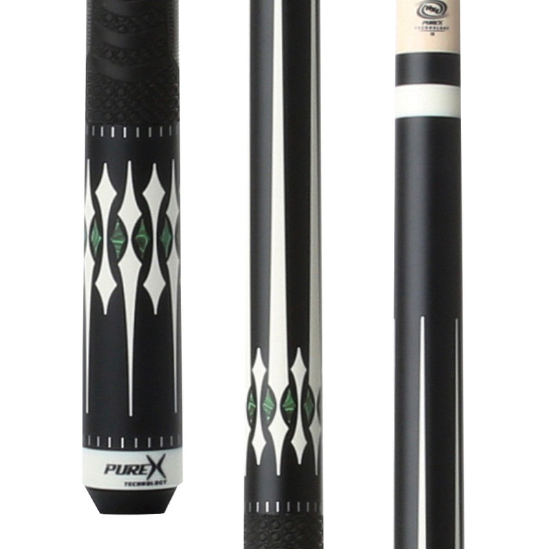 Pure X Matte Black/Imitation Bone & Green Malachite with MZ Grip (HXT68)
