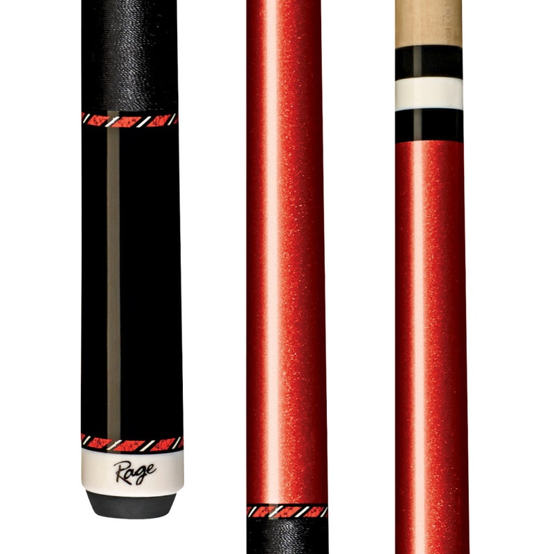 Rage Righteous Red Cue with Black Nylon Wrap (RGC9)