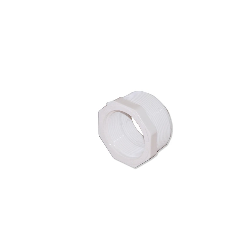 Afras 10061 Reducer Bushing 2 x 1 1/2" P.V.C. Plastic - White