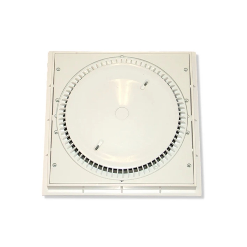 Afras 10064ACW Anti-Vortex ABS Drain Cover - 11.125 Inch Cover and Ring Plate White