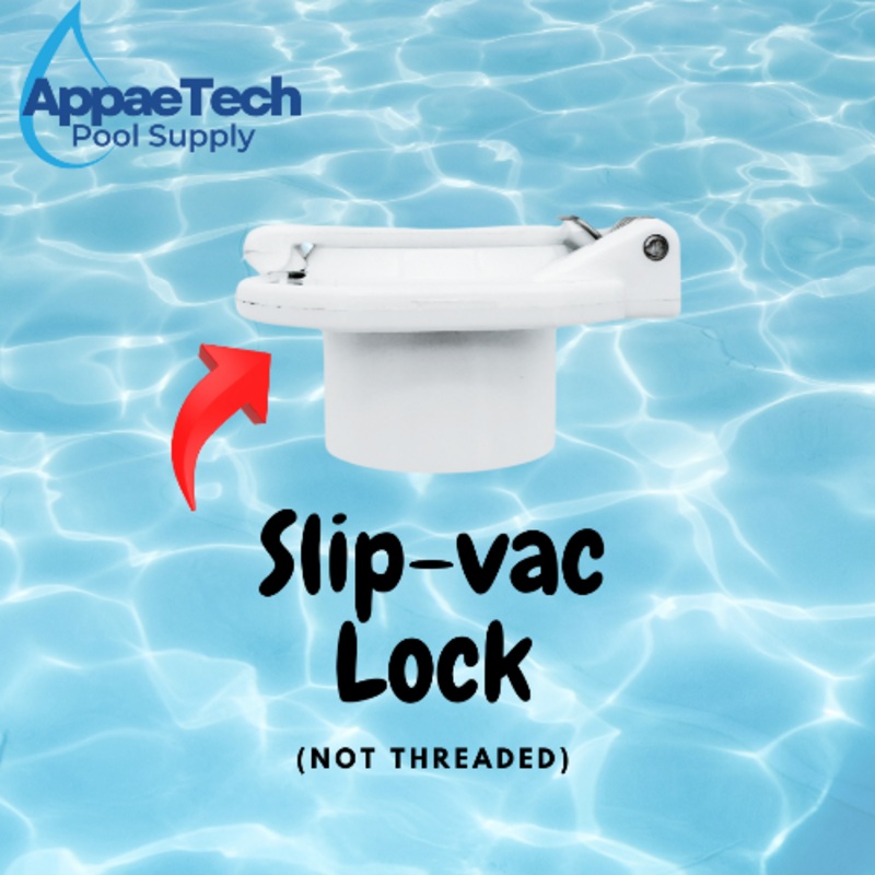 Appaetech Industries| 777024| Slip Vac Lock Vacuum Port Slip fitting (White or Grey)