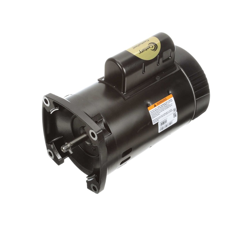 Century | B2853V1 | Pool Pump Motor  1 HP, 1 Phase, 60Hz, 230/115V, P56Y Frame  Up-Rated, Open Dripproof