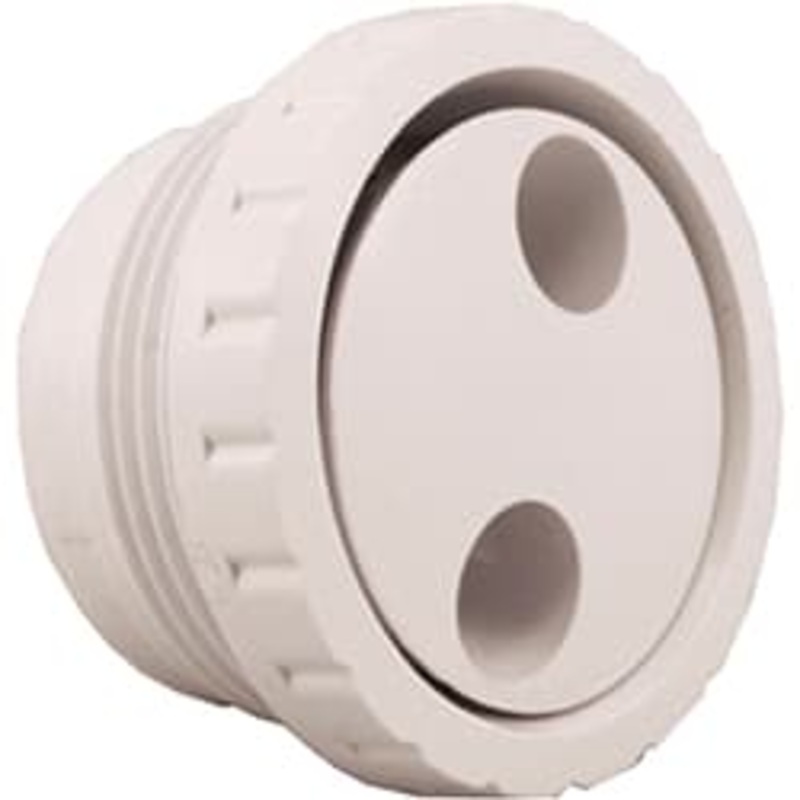 CMP | 23315-030-000 | Gunite Spa Jet Pulsator  1.5" MPT, White  Rotating Massage Therapy Jet for Spa Systems