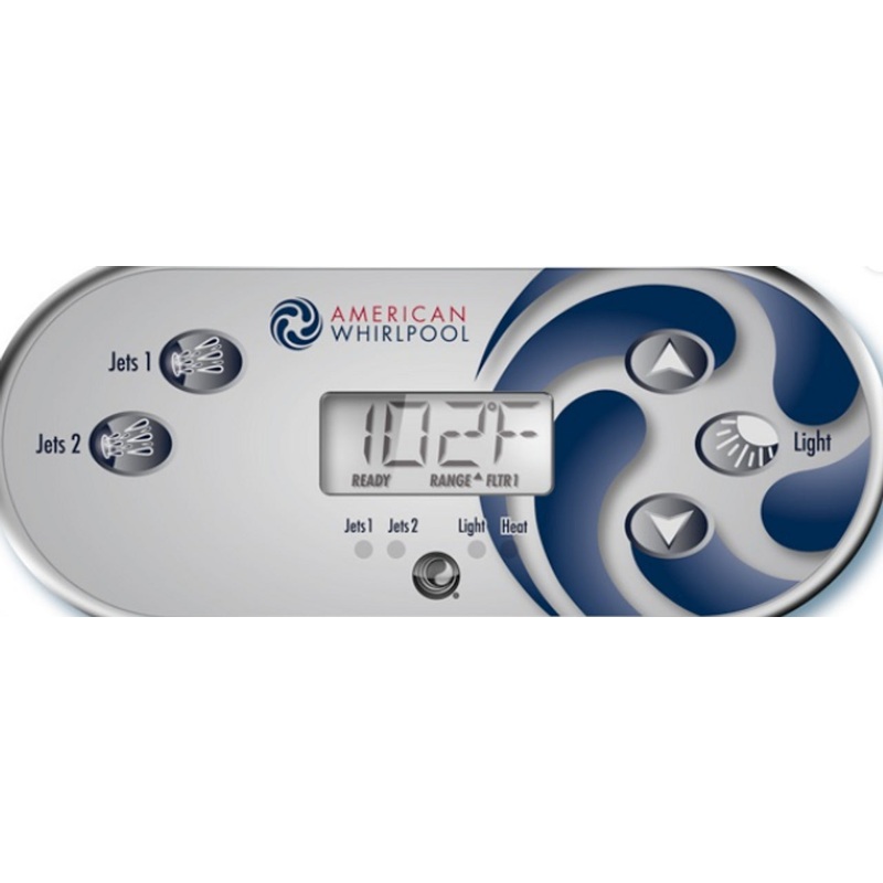 110370 Overlay, American Whirlpool, 5 button