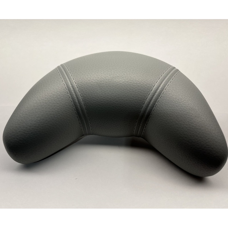 15772 Pillow, Neck, Grey, Stitched, 2019