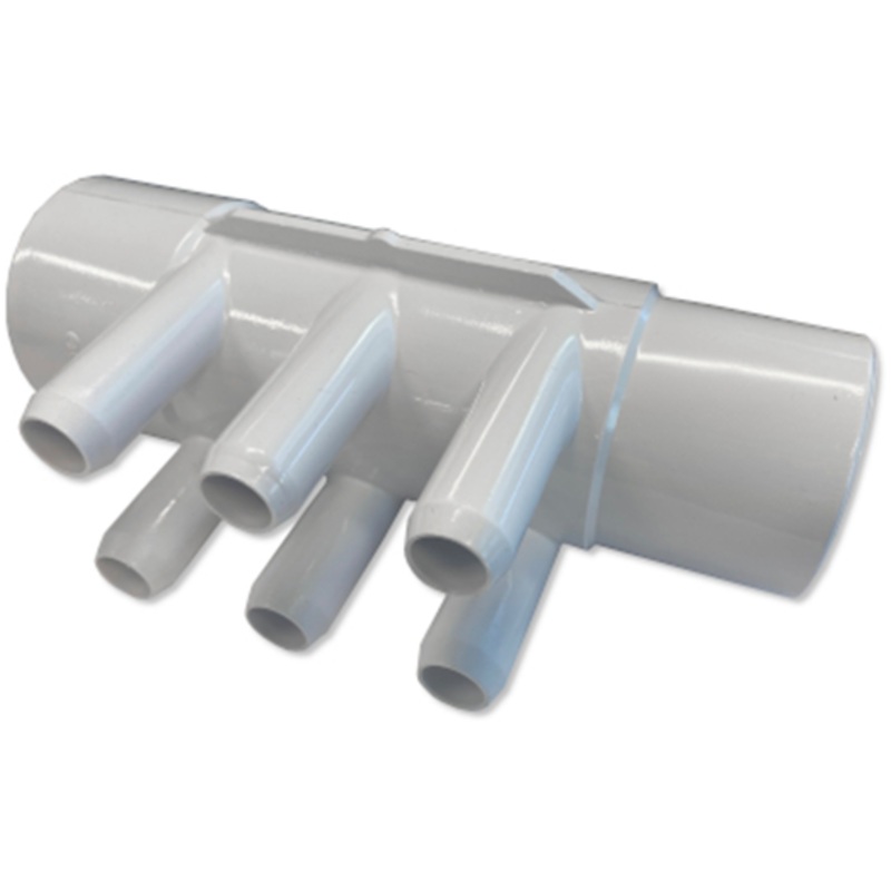 10-3640 Manifold 2" S X 2" SPG X (6) 3/4"SB WW