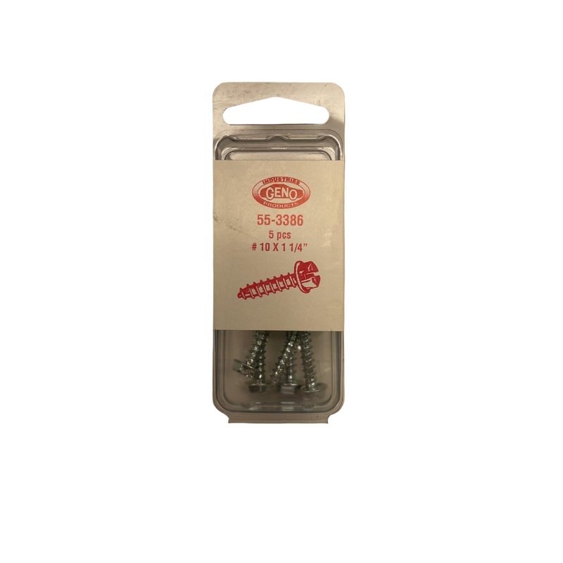 GENO HEX.WASHER SLOTTED TS STEEL ZINC (55-3386)