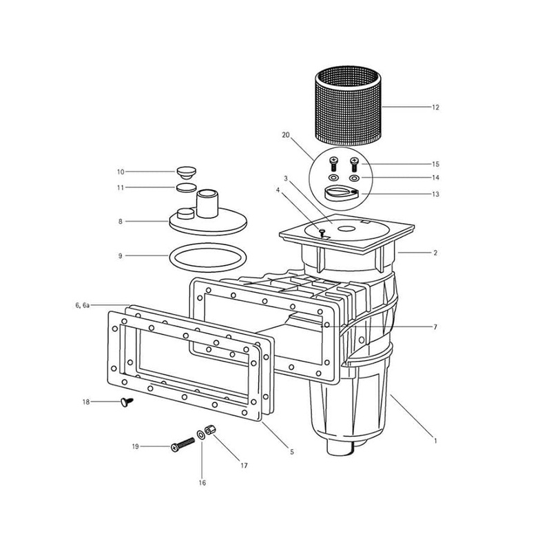 Vinyl liner skimmer
