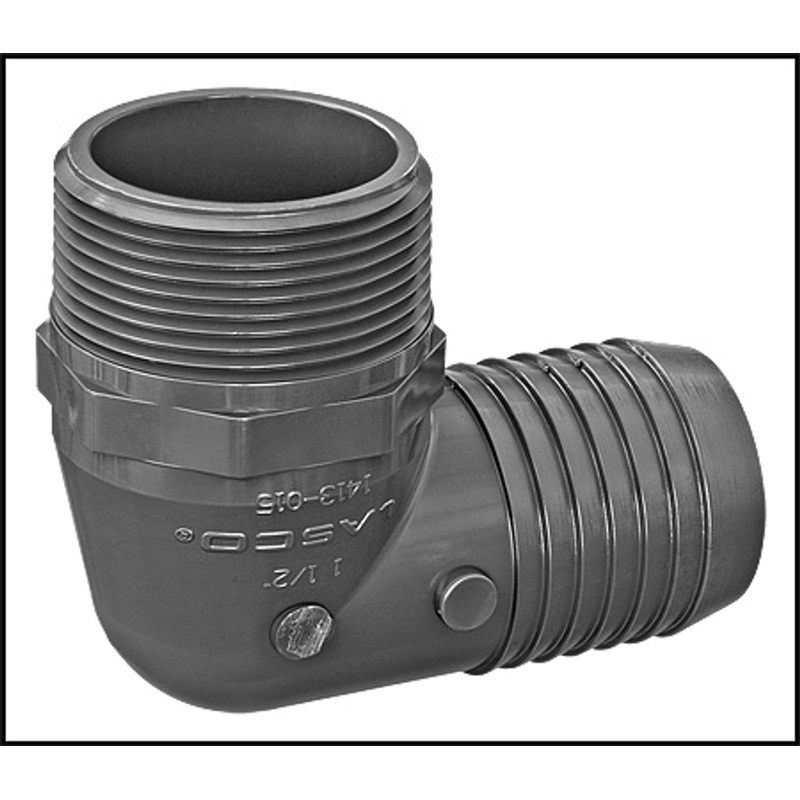 1413-015 Elbow MPT x BARB