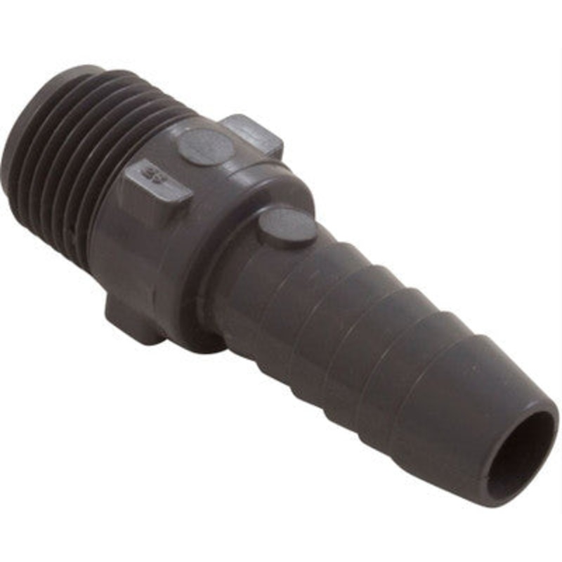 1436-005 Male Adapter BARBxMPT grey