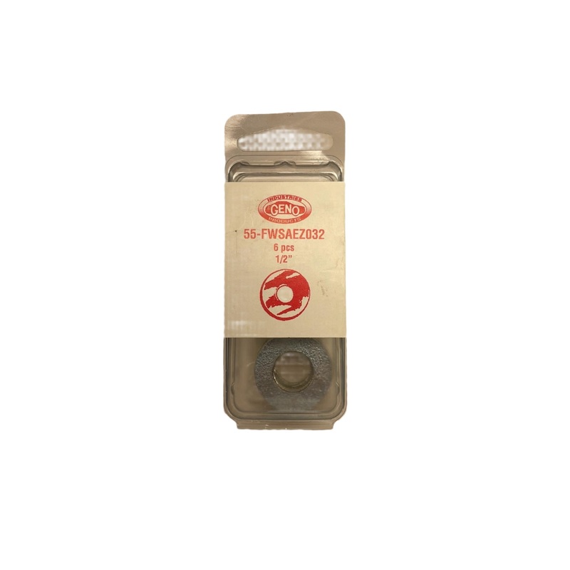 GENO FLAT WASHER STEEL ZINC (55-FWSAEZ032)
