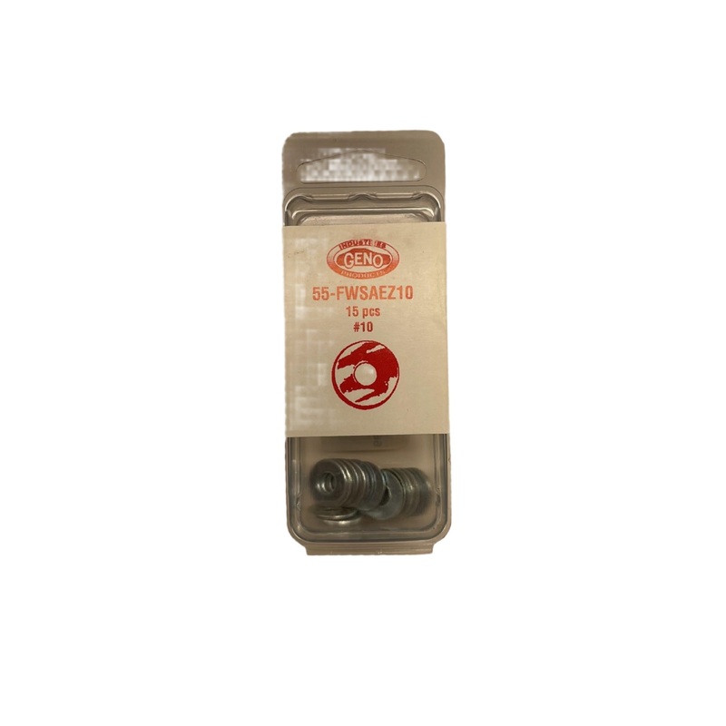 GENO FLAT WASHER STEEL ZINC (55-FWSAEZ10)