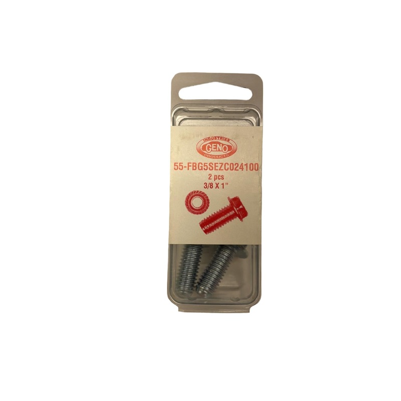 GENO HEX FLANGE BOLT SERRATED GRADE 2 SZ (55FBG5SEZC024100)