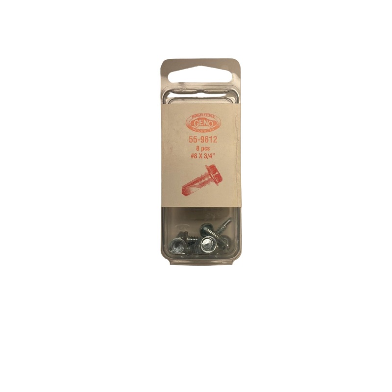 GENO HEX. WASHER HEAD TEK STEEL ZINC (55-9612)
