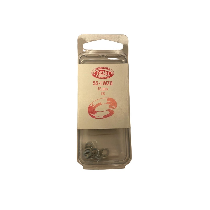 GENO LOCK WASHER STEEL ZINC (55-LWZ8)